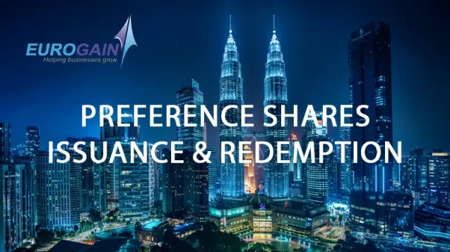 Preference Shares Issuance and Redemption